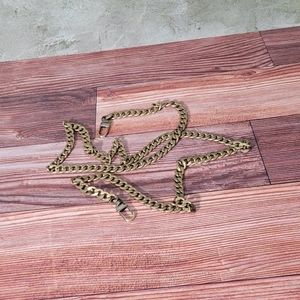 Bronze Crossbody Purse or wallet Converter Chain